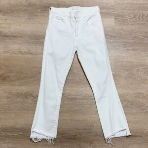 Mother Frayed Hem Women Jeans